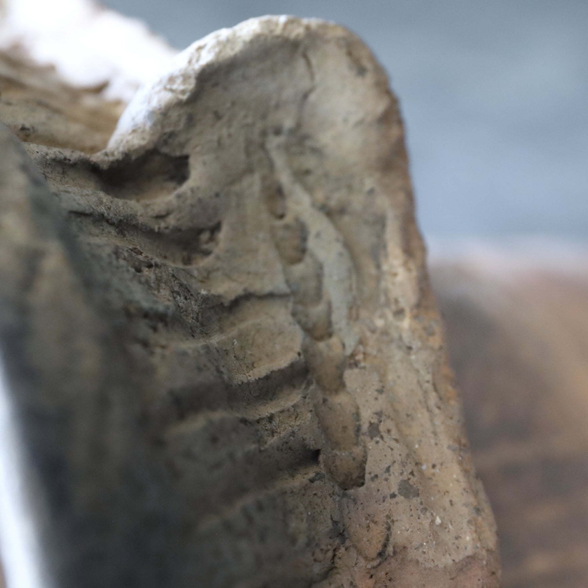 Jomon pottery deep bowl with decoration b Jomon/10000-300BCE