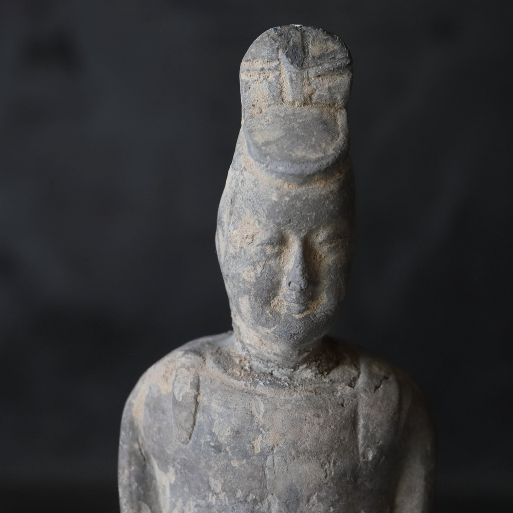 Gray pottery figure 3rd-12th centuries