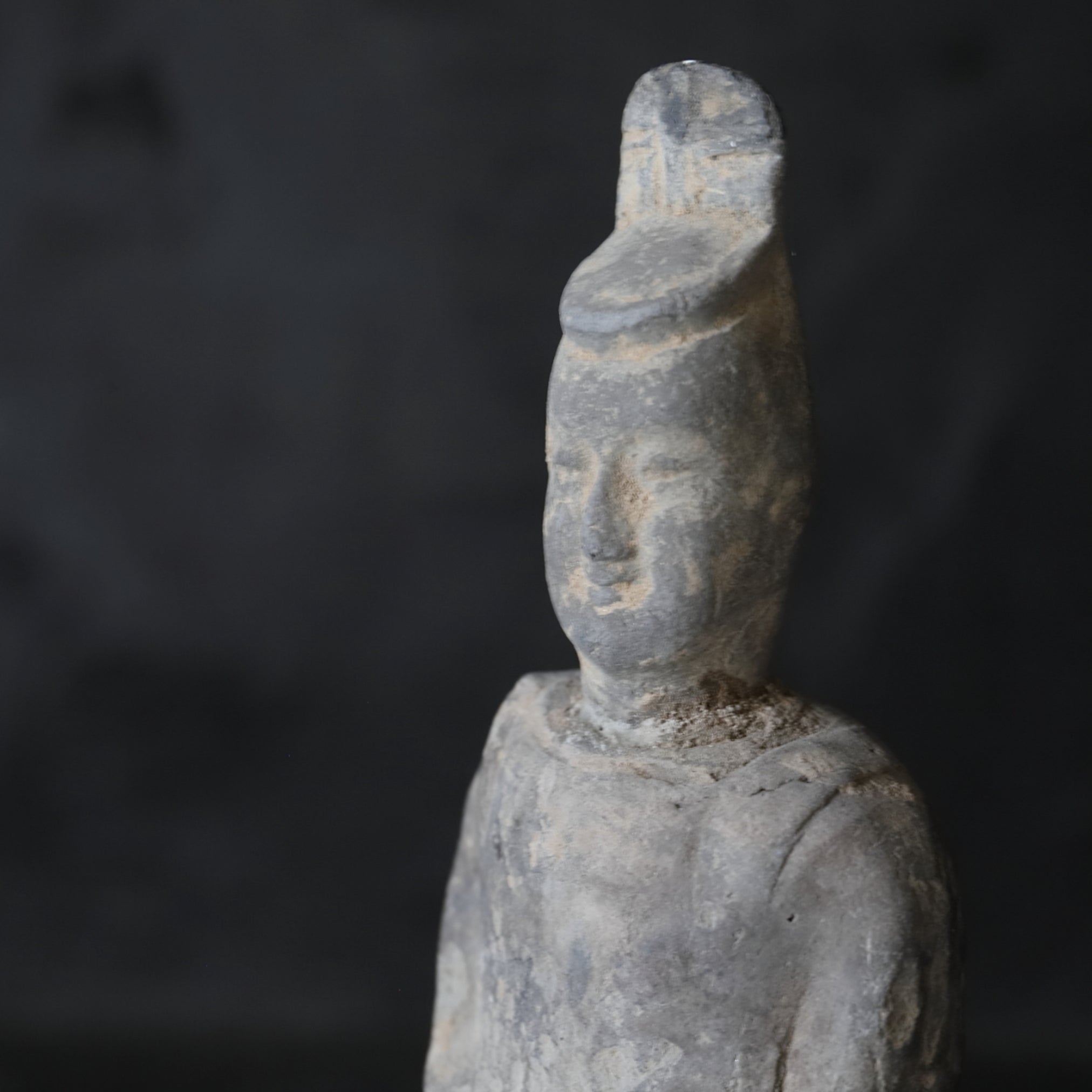 Gray pottery figure 3rd-12th centuries