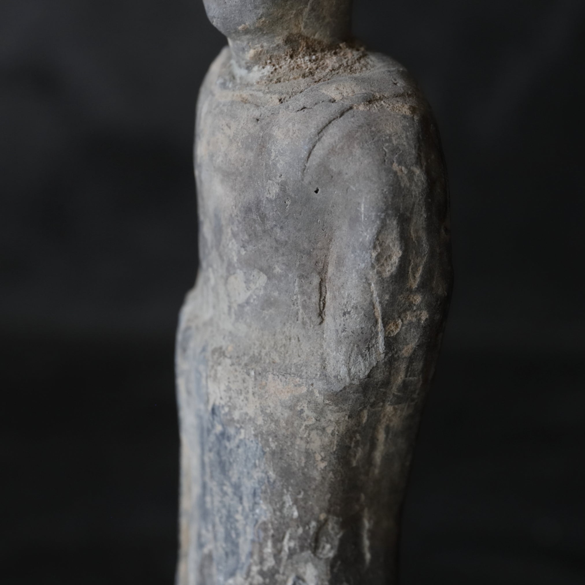 Gray pottery figure 3rd-12th centuries