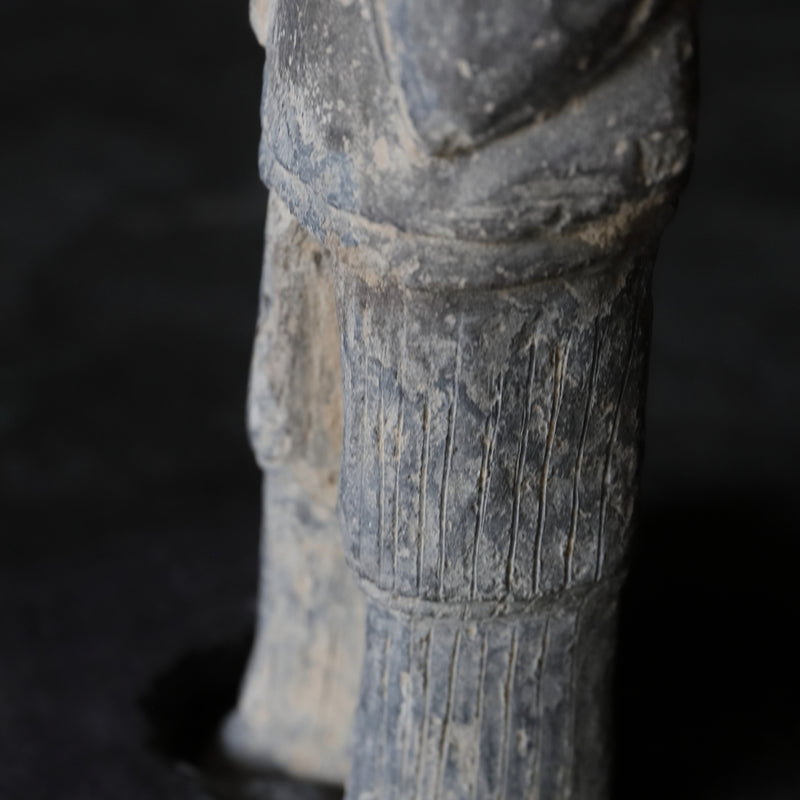 Gray pottery figure 3rd-12th centuries