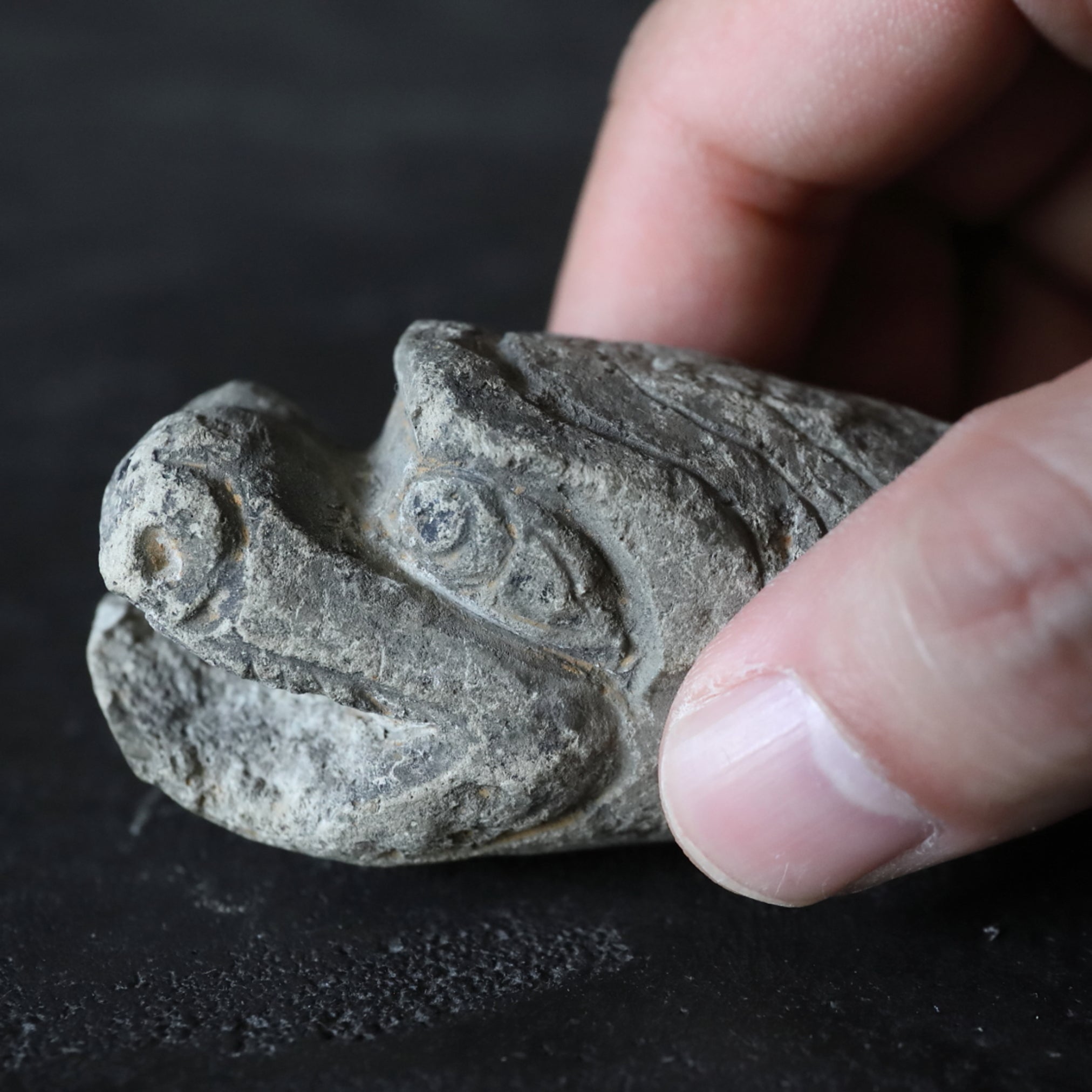 Korean Antique stone dragon head Joseon Dynasty/1392-1897CE