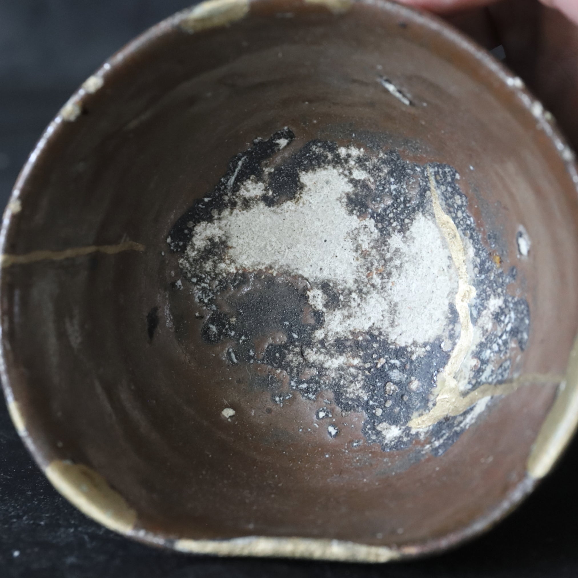 Ko-Seto Iron Pigment Matcha Bowl Muromachi/1336-1573CE