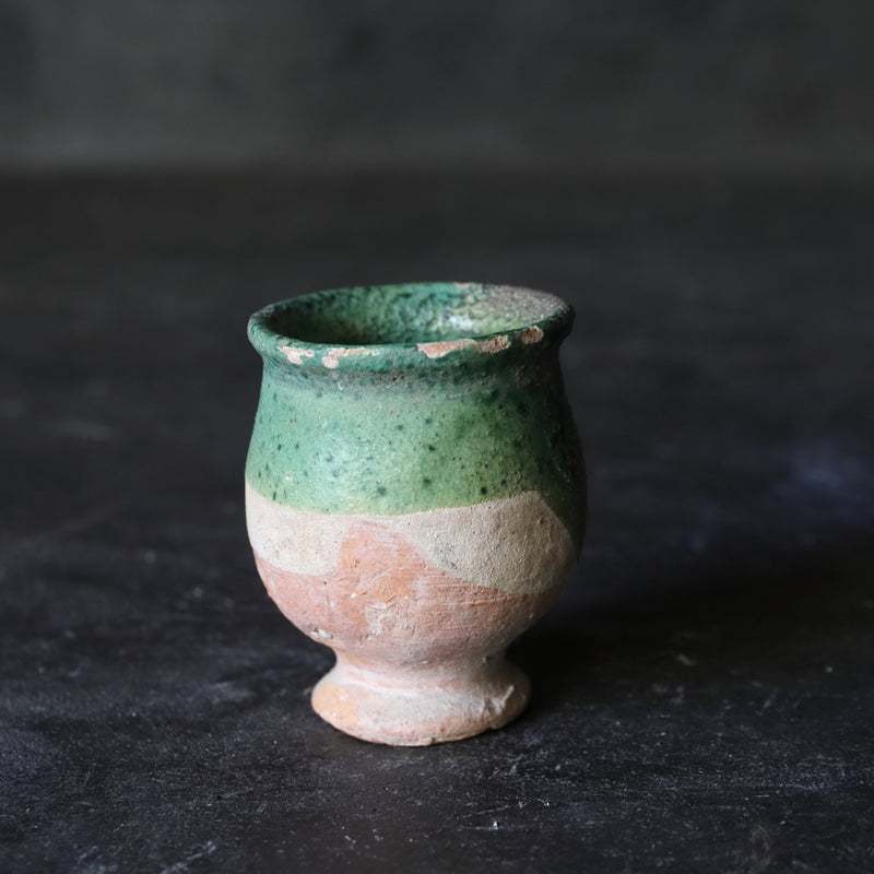 French Antique Green Glazed jar 16th-19th century