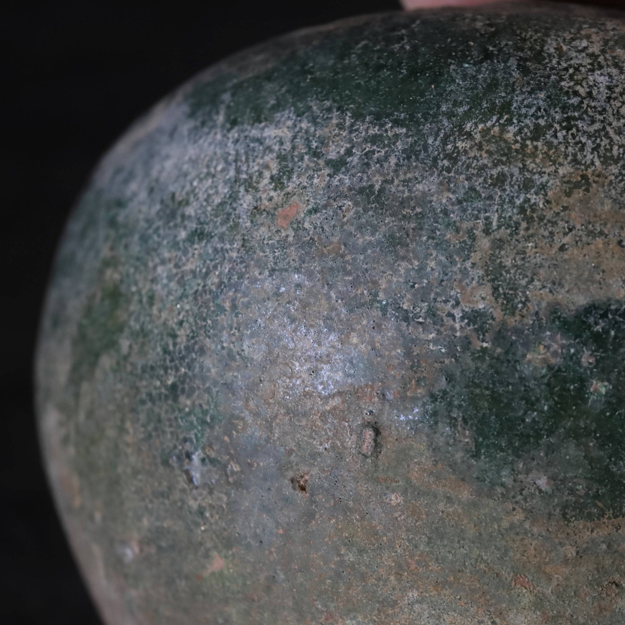 green glazed jar Han Dynasty/206BCE-220CE