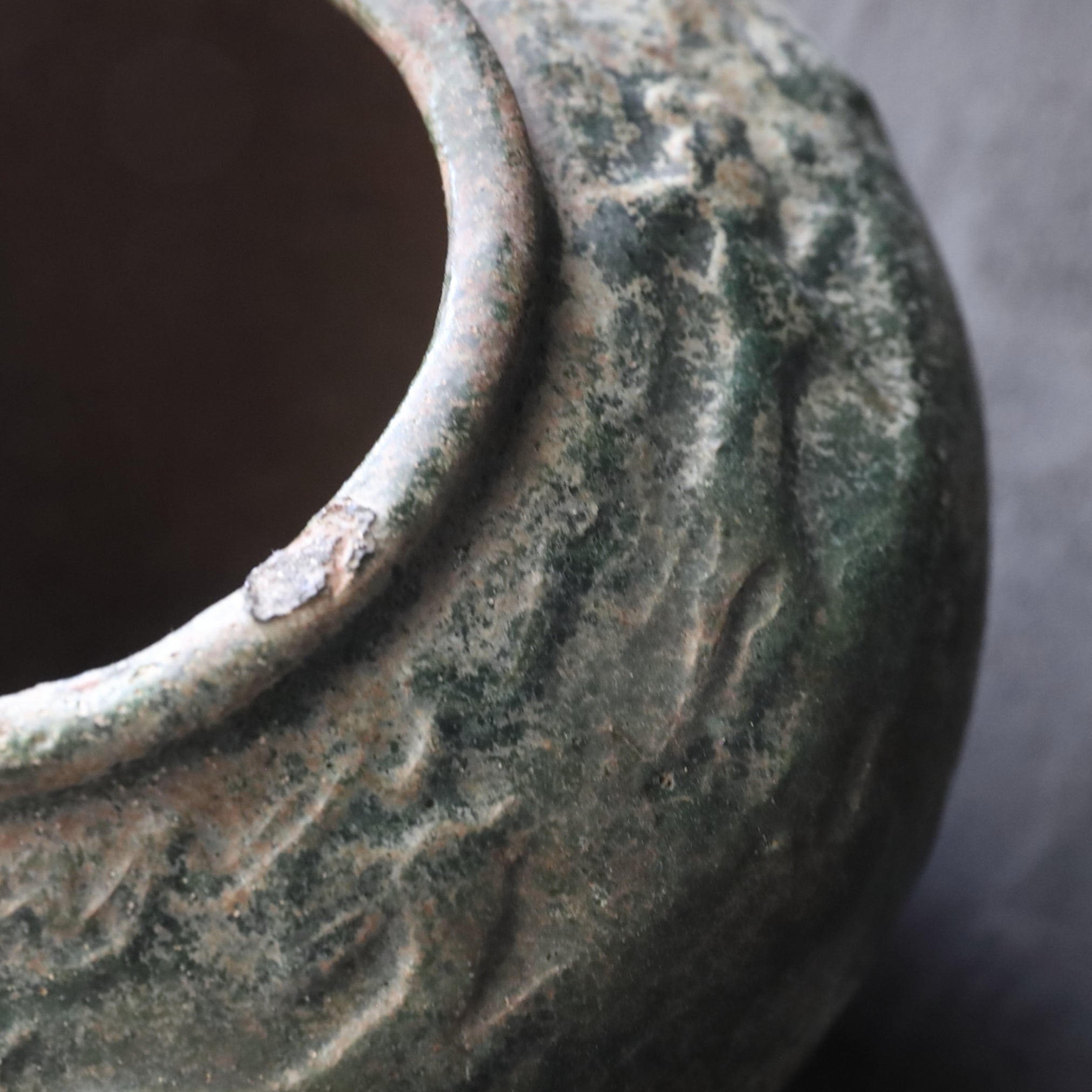 green glazed jar Han Dynasty/206BCE-220CE