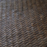 Old bamboo hexagon sencha tray