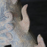 北斉 加彩 鎮墓俑 一対 3-12世紀