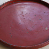 antique vermilion tray