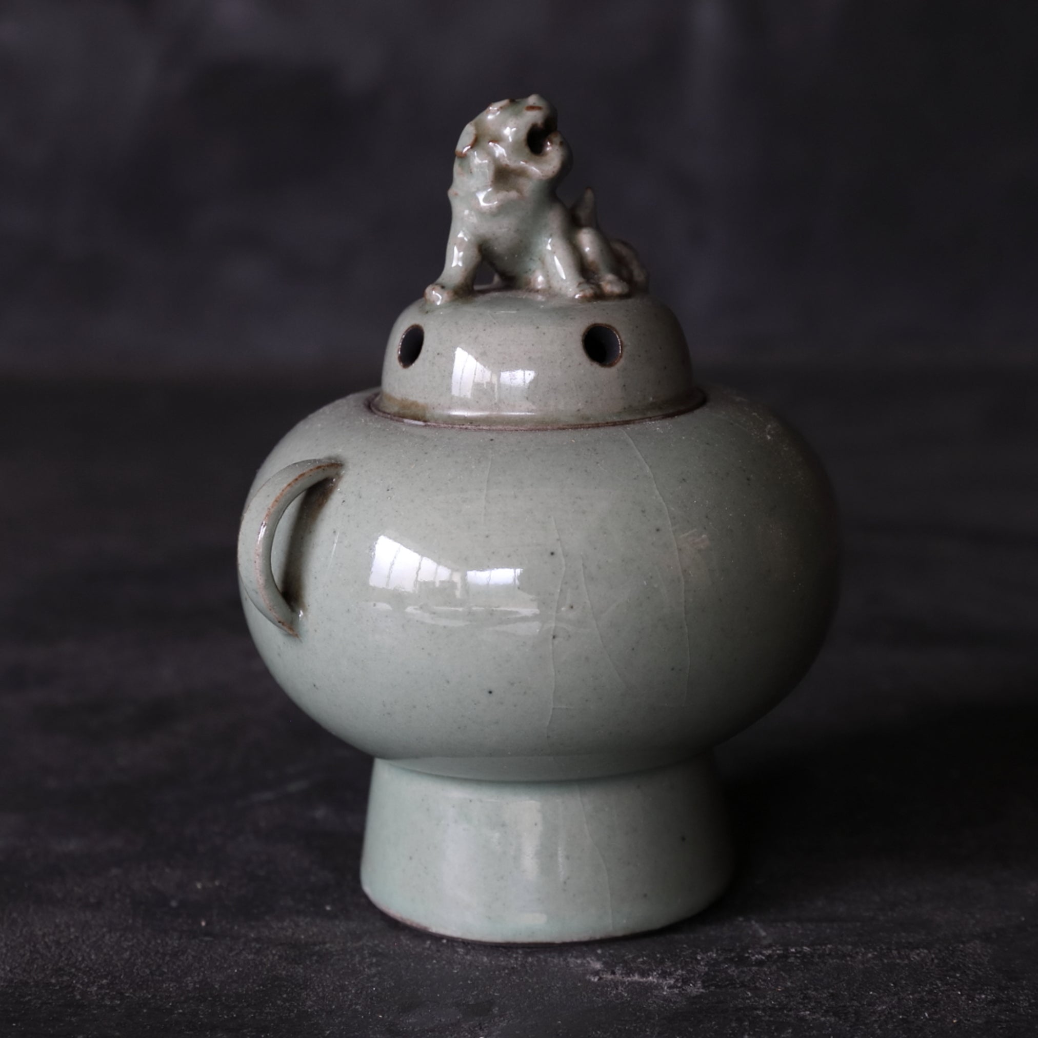 Celadon Ear Attached Incense Haze