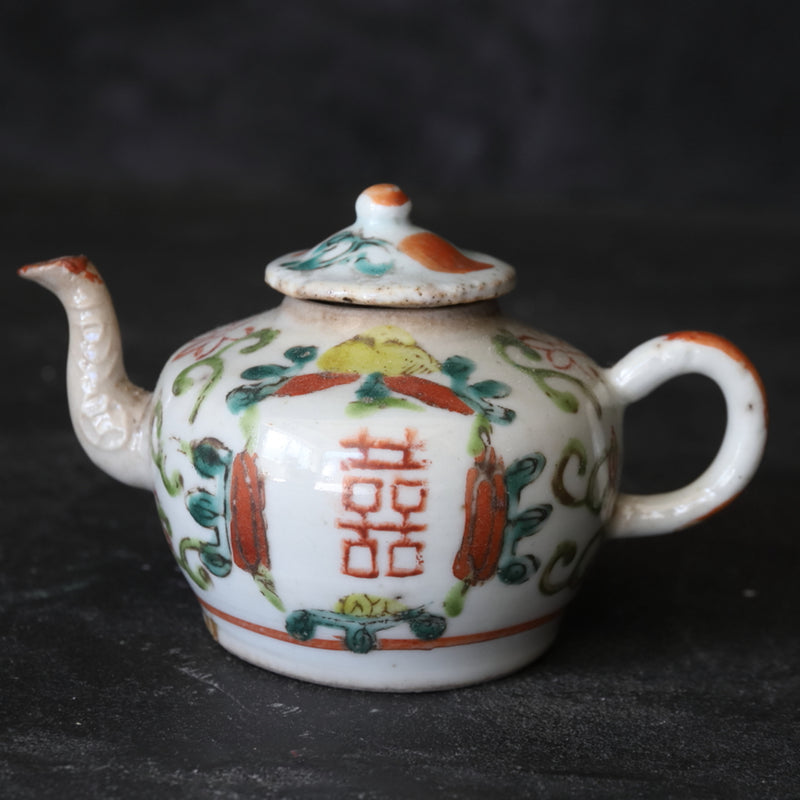 中国古典煎茶茶壶与粉末颜料 清/1616-1911CE