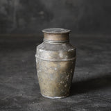 antique tin tea container Qing Dynasty/1616-1911CE