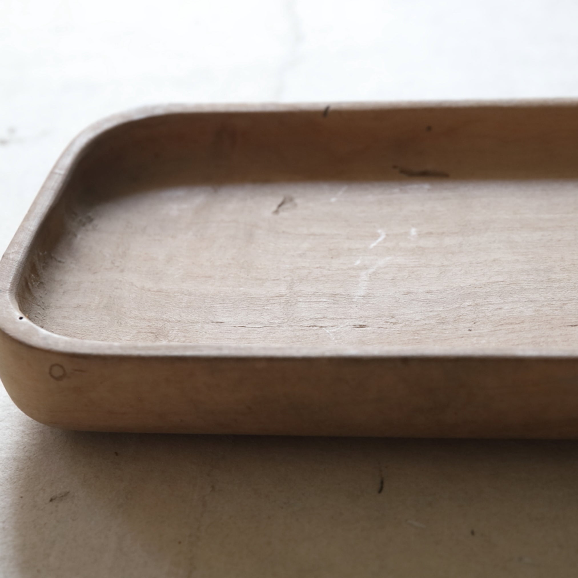 Dry tree hollowed sencha tray