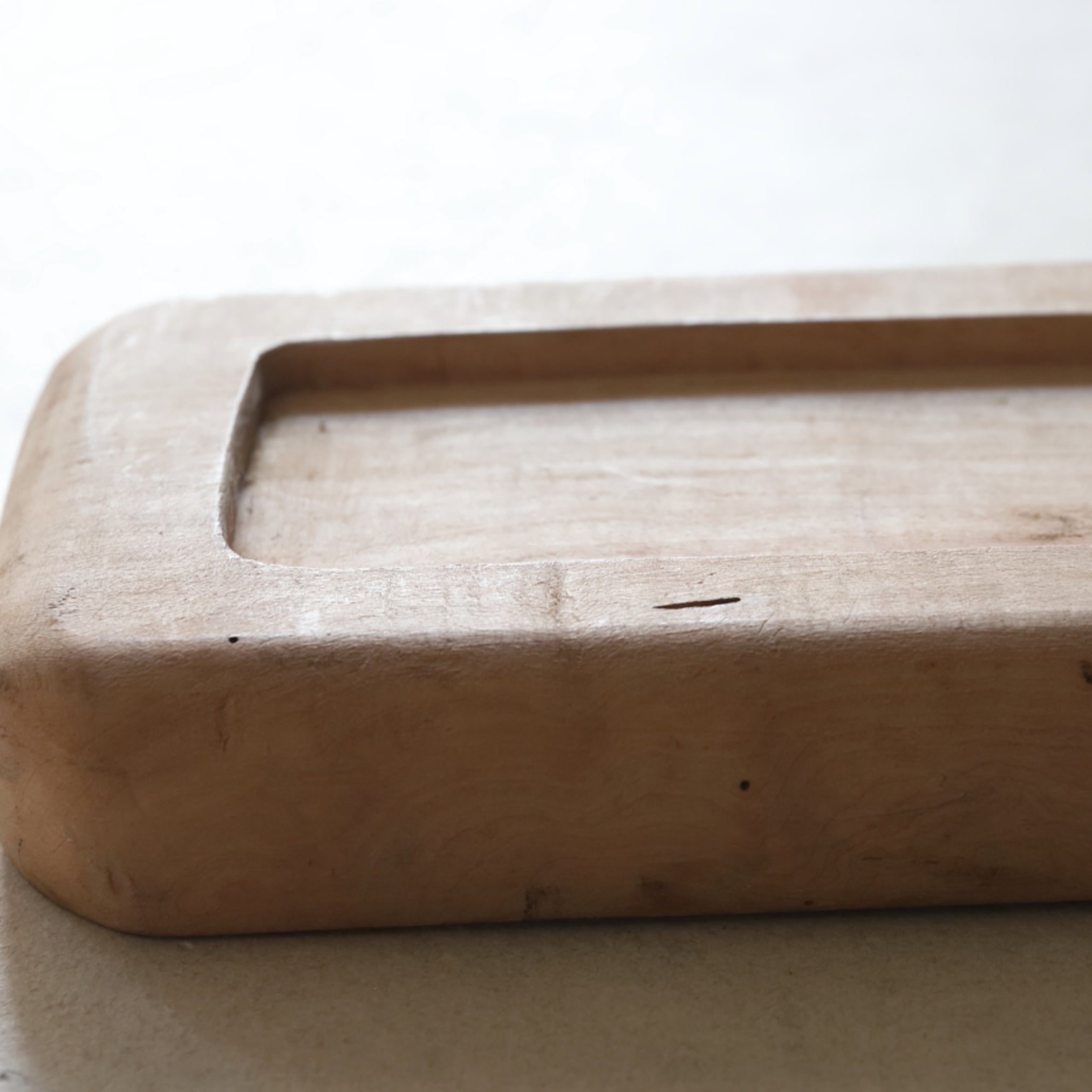 Dry tree hollowed sencha tray