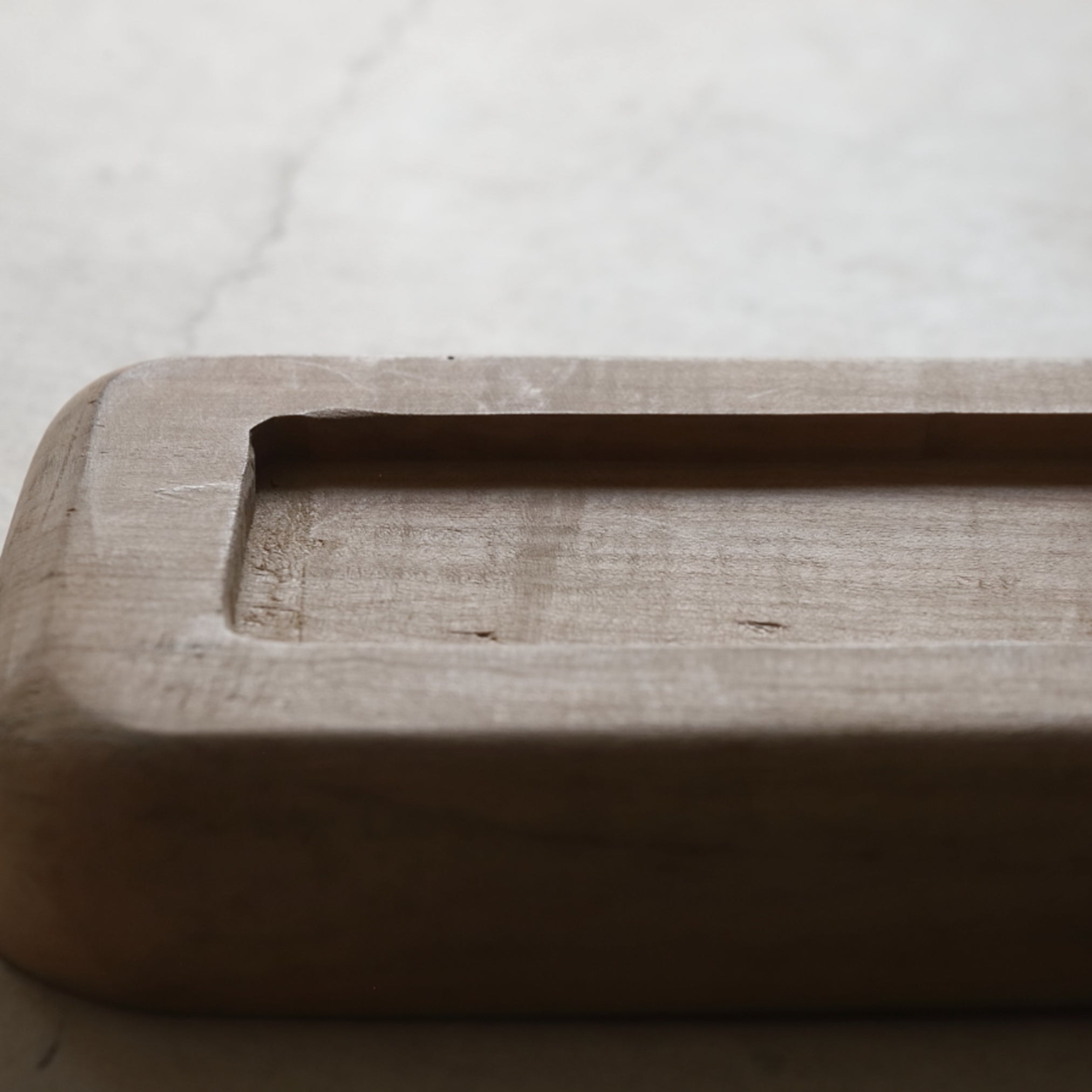 Dry tree hollowed sencha tray