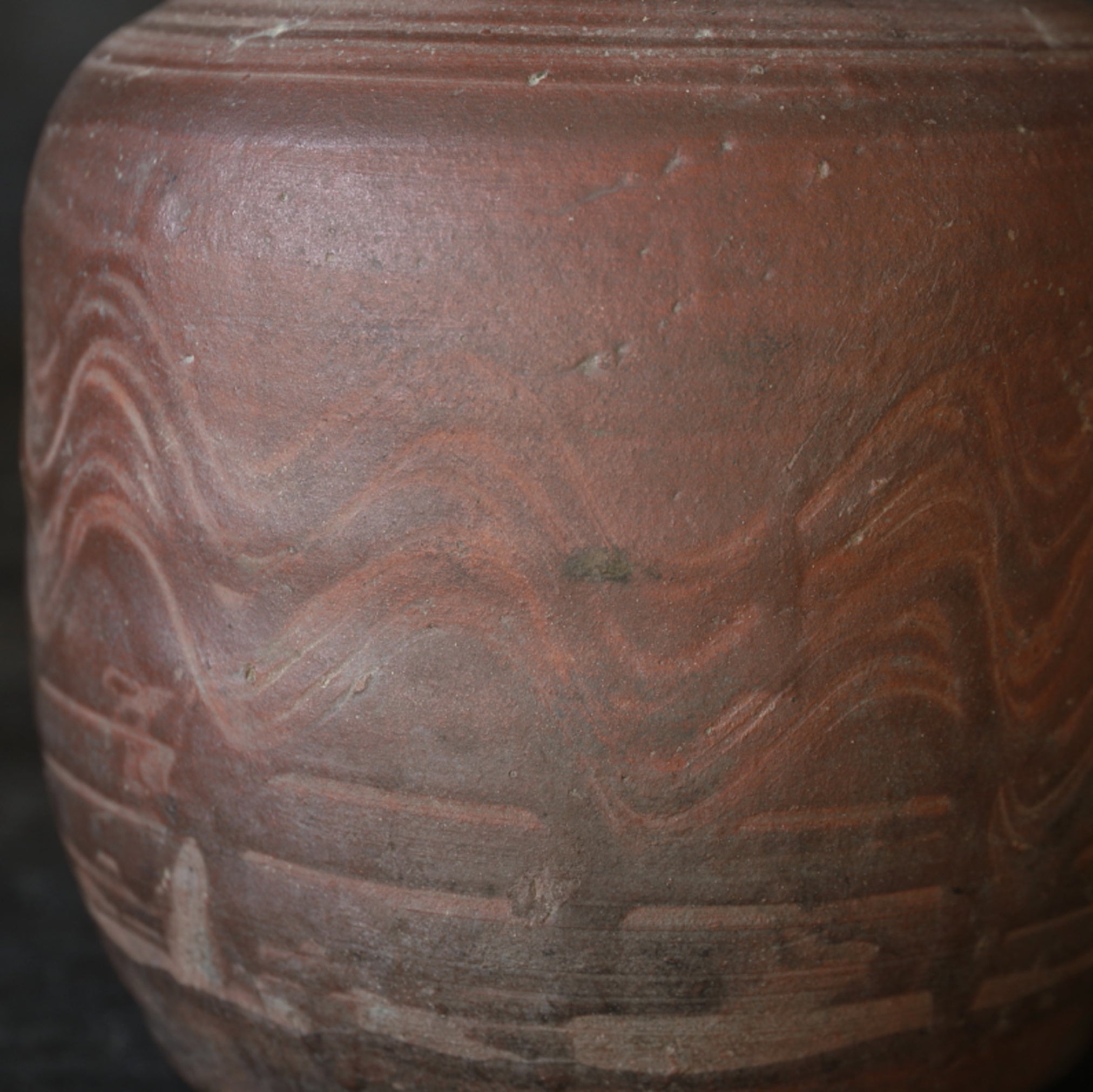 Ko-Karatsu Jar with brown glaze design Azuchimomoyama-Edo/1573-1867CE