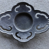 Antique tin ganoderma bat design watermark teacup saucer 5 pieces
 Qing Dynasty/1616-1911CE