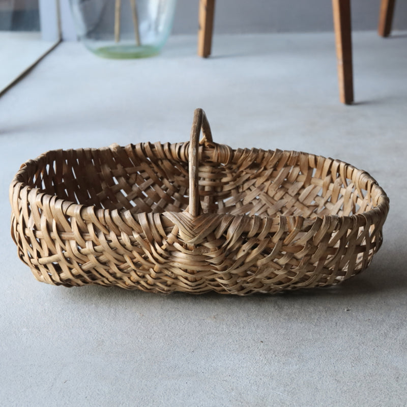French Antique Basket 16th-19th century – 入蘆花（ロカニイル）