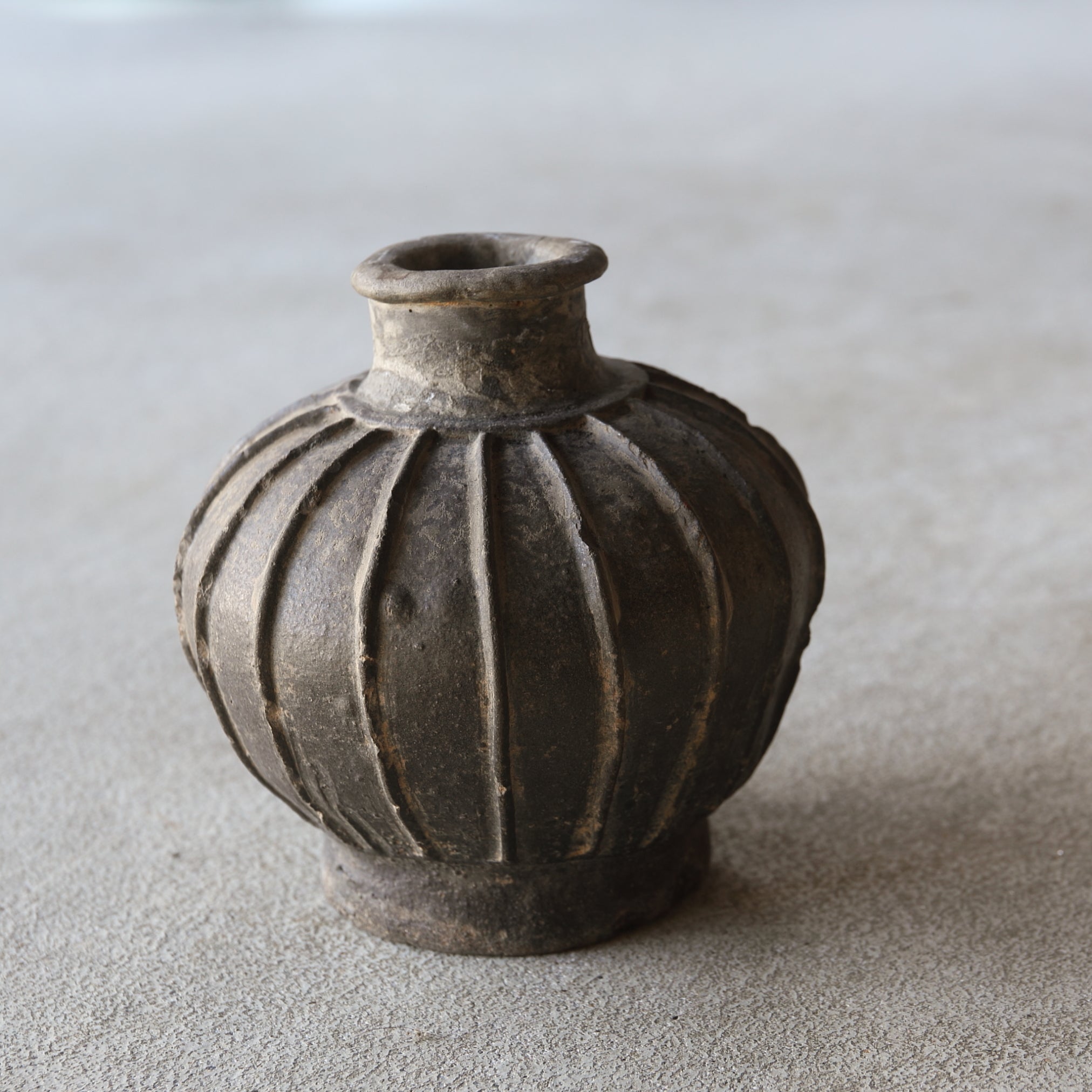 Ash pottery bottle