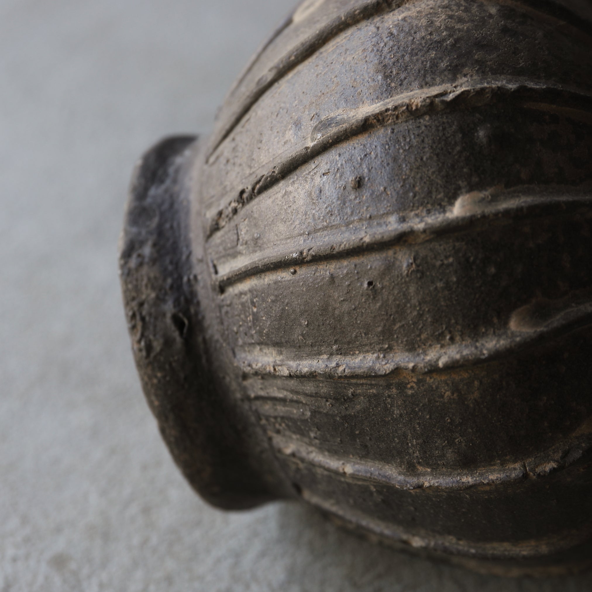 Ash pottery bottle