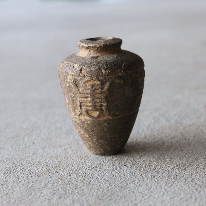 Ash pottery jar Han Dynasty/206BCE-220CE