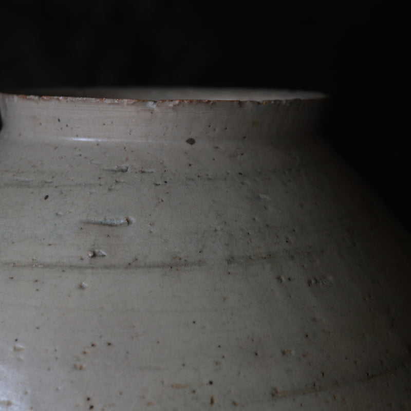 Korean Antique white porcelain lantern jar Joseon Dynasty/1392-1897CE