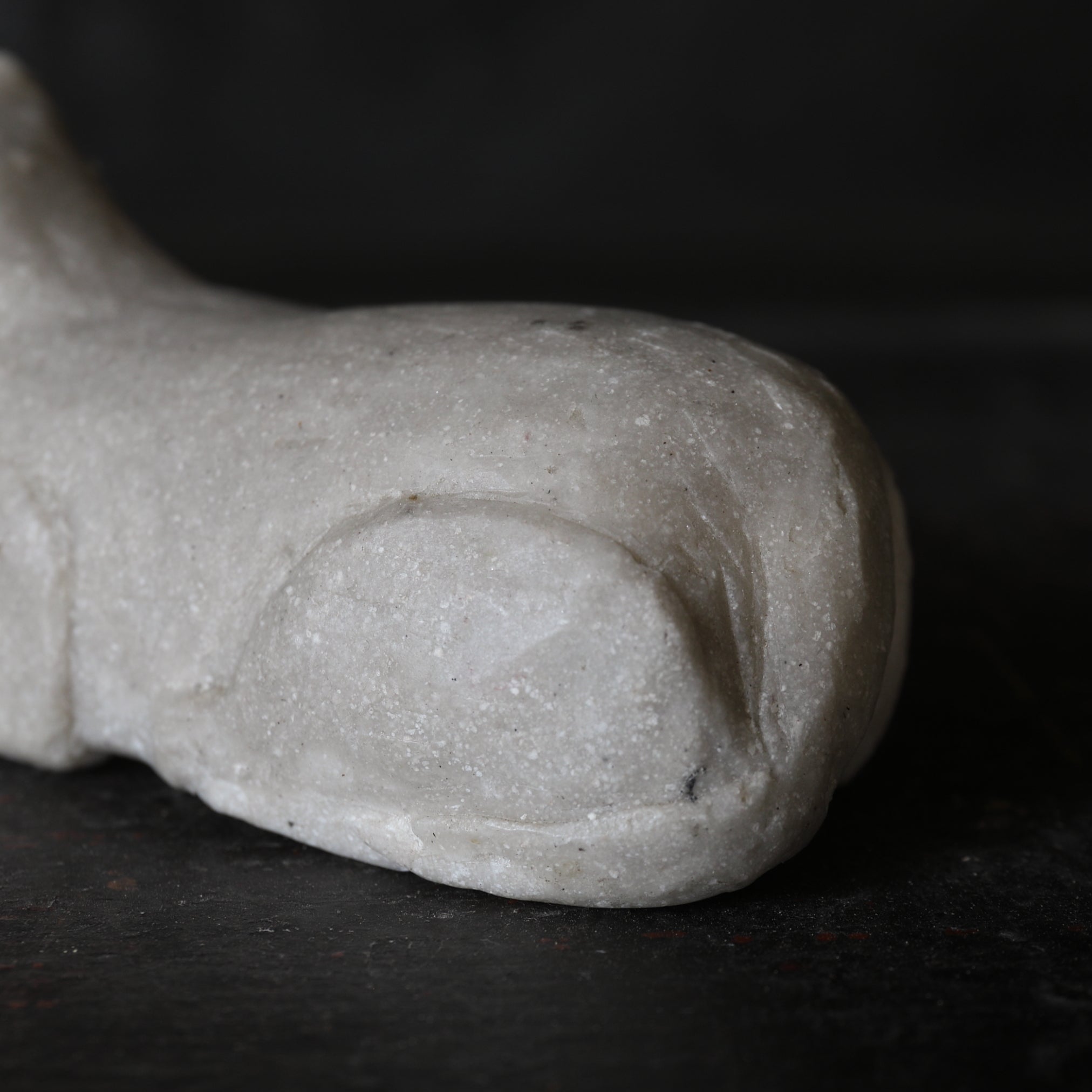 Stone carving cat