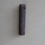 Insect-eaten rust used iron tube flower case a