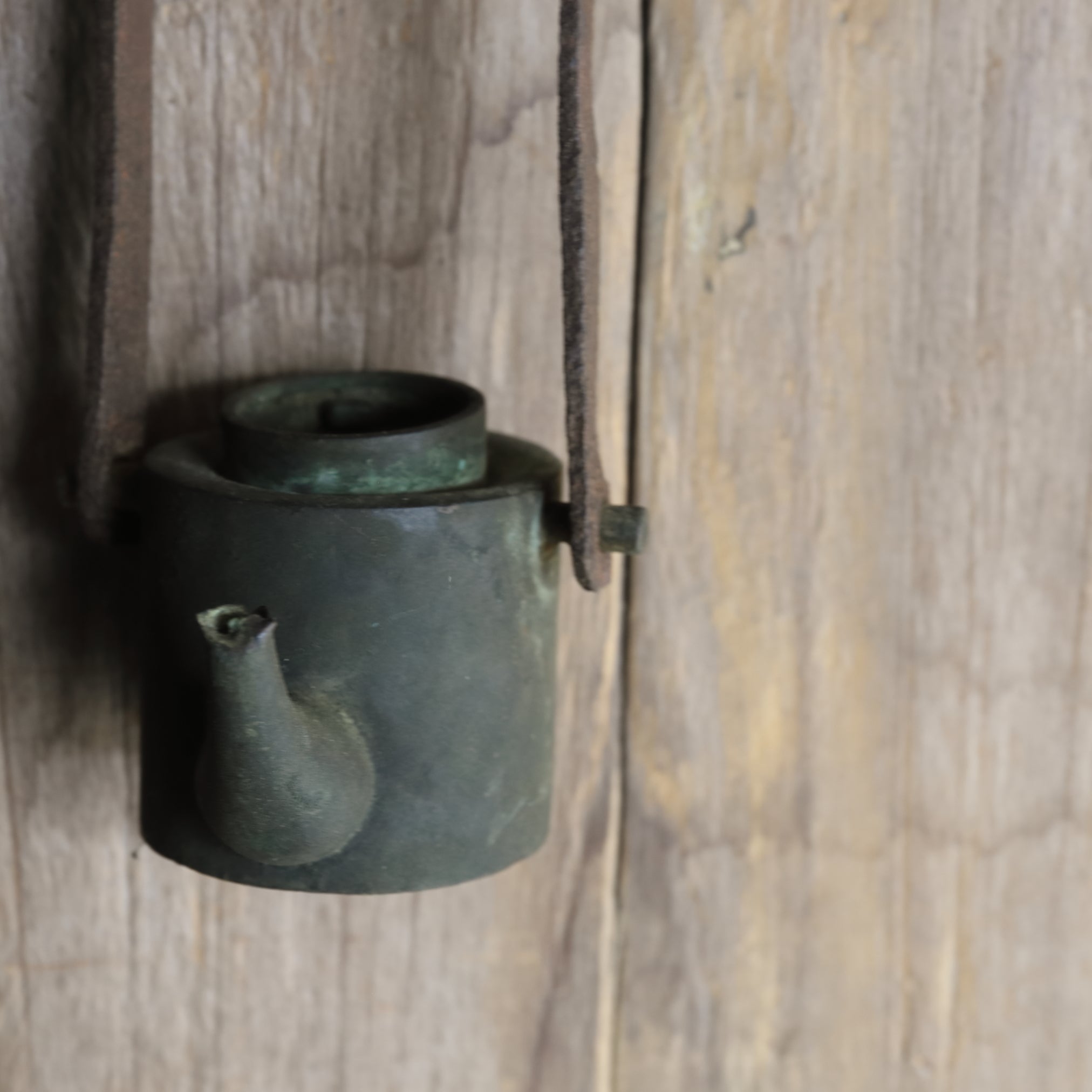 Antique copper hanging lamp