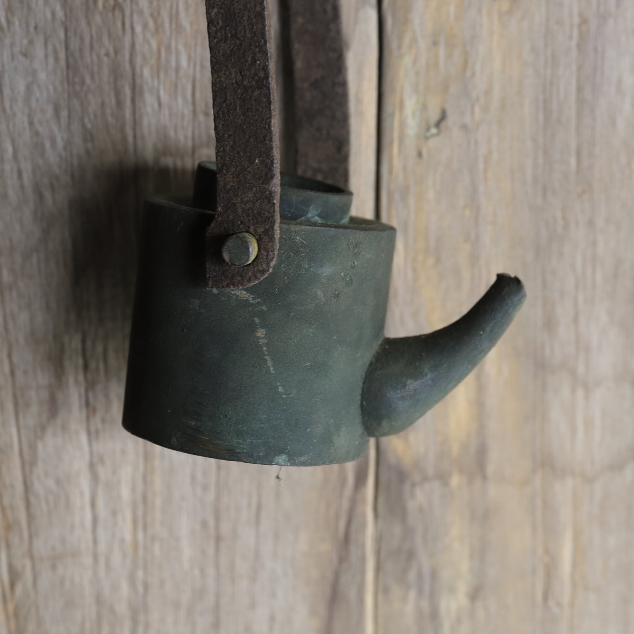 Antique copper hanging lamp