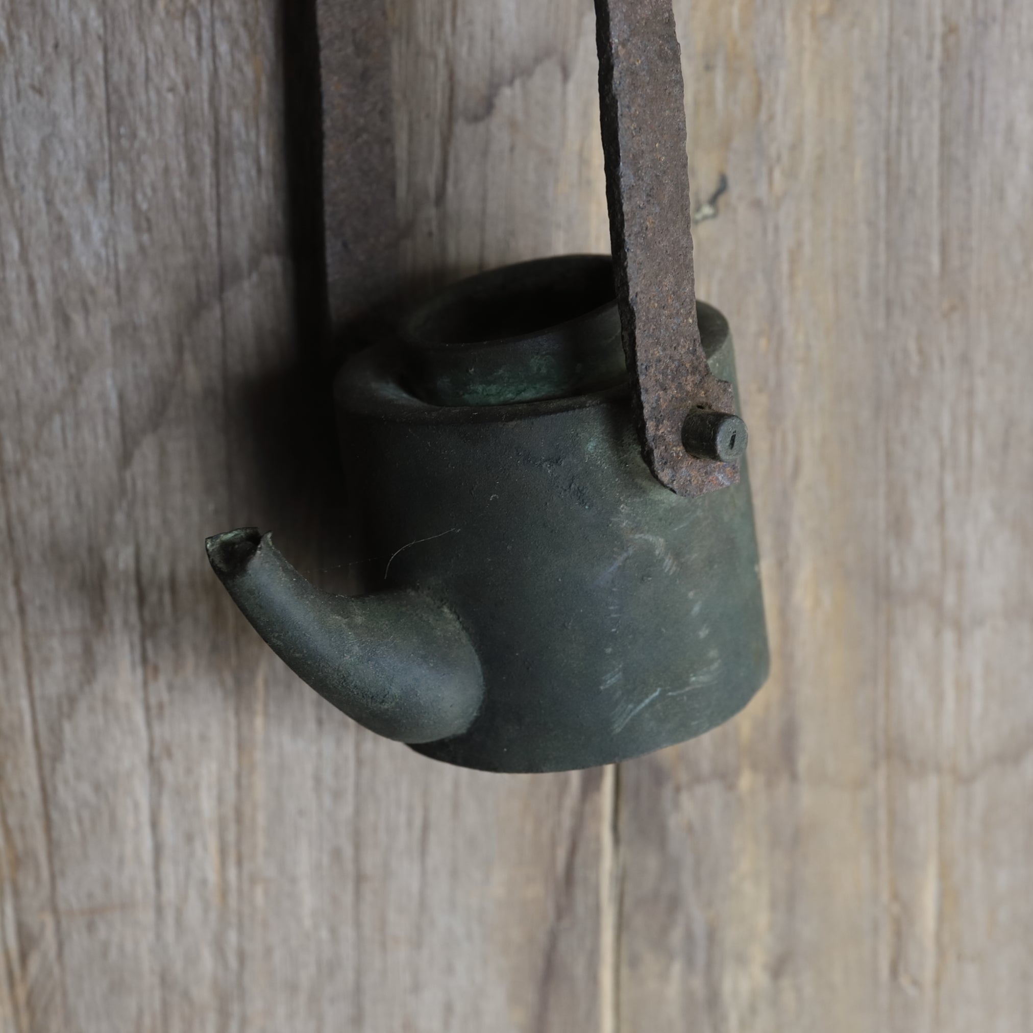 Antique copper hanging lamp