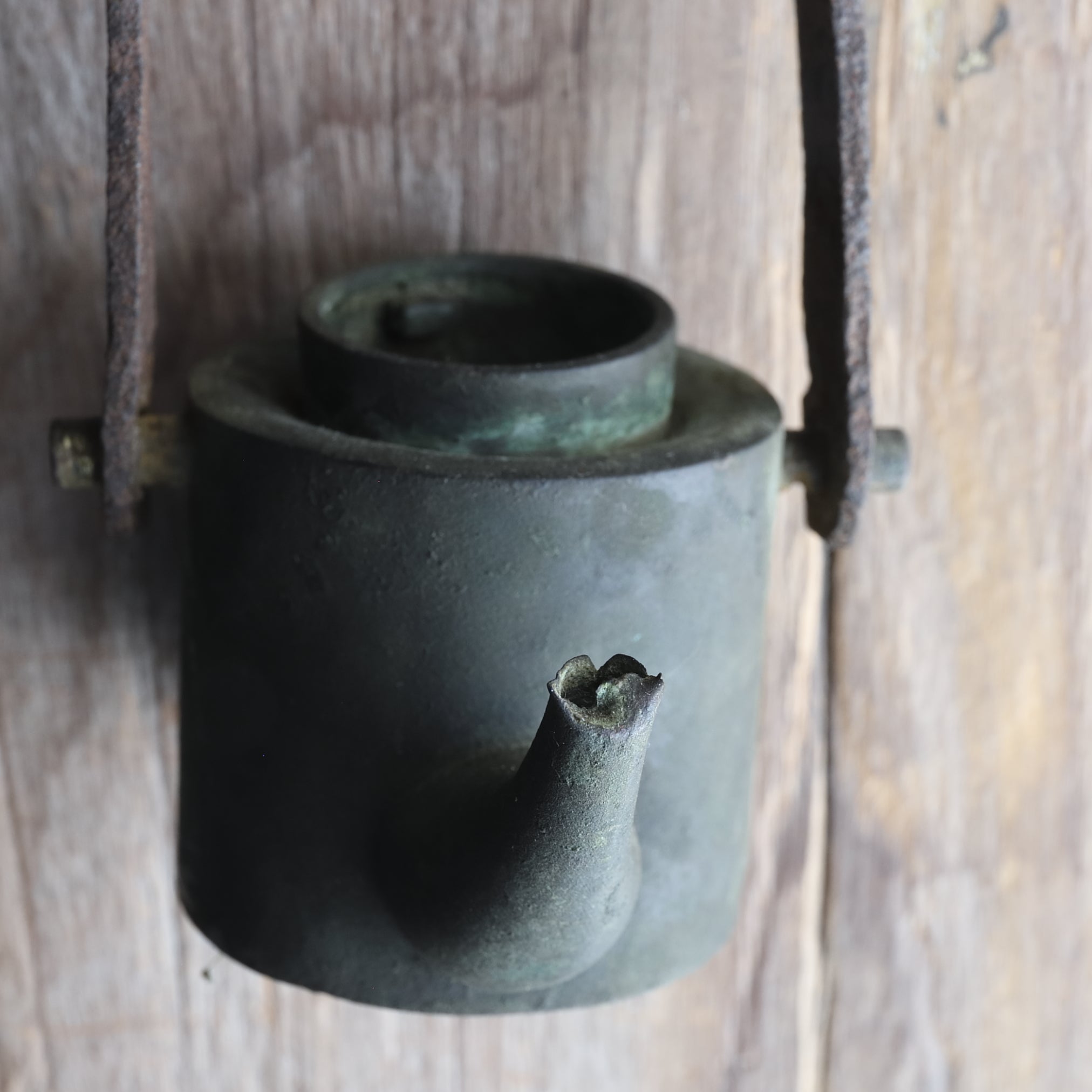 Antique copper hanging lamp