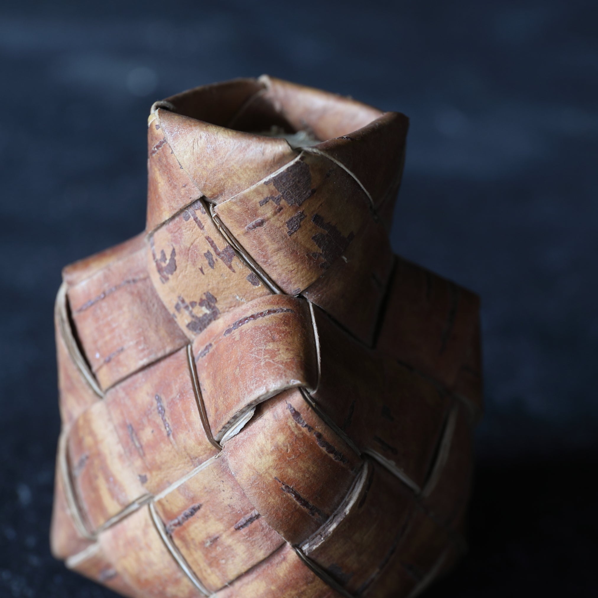 Swedish Antique White Birch small bottle 19th-20th century