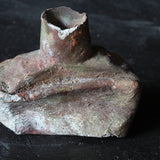 オランダアンティーク ひしゃげた古銅 瓶 16-19世紀