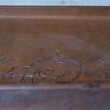 Chinese antique hollowed-out large sencha tray