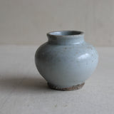 韩式古白瓷罐 朝鲜王朝/1392-1897CE