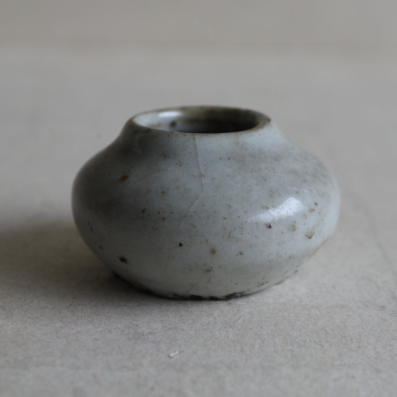 Korean Antique white porcelain water bowl Joseon Dynasty/1392-1897CE
