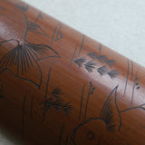 Antique Bamboo Tea-Leaf scoop with Goldfish design