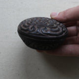 Black Lacquer incense case Qing Dynasty/1616-1911CE