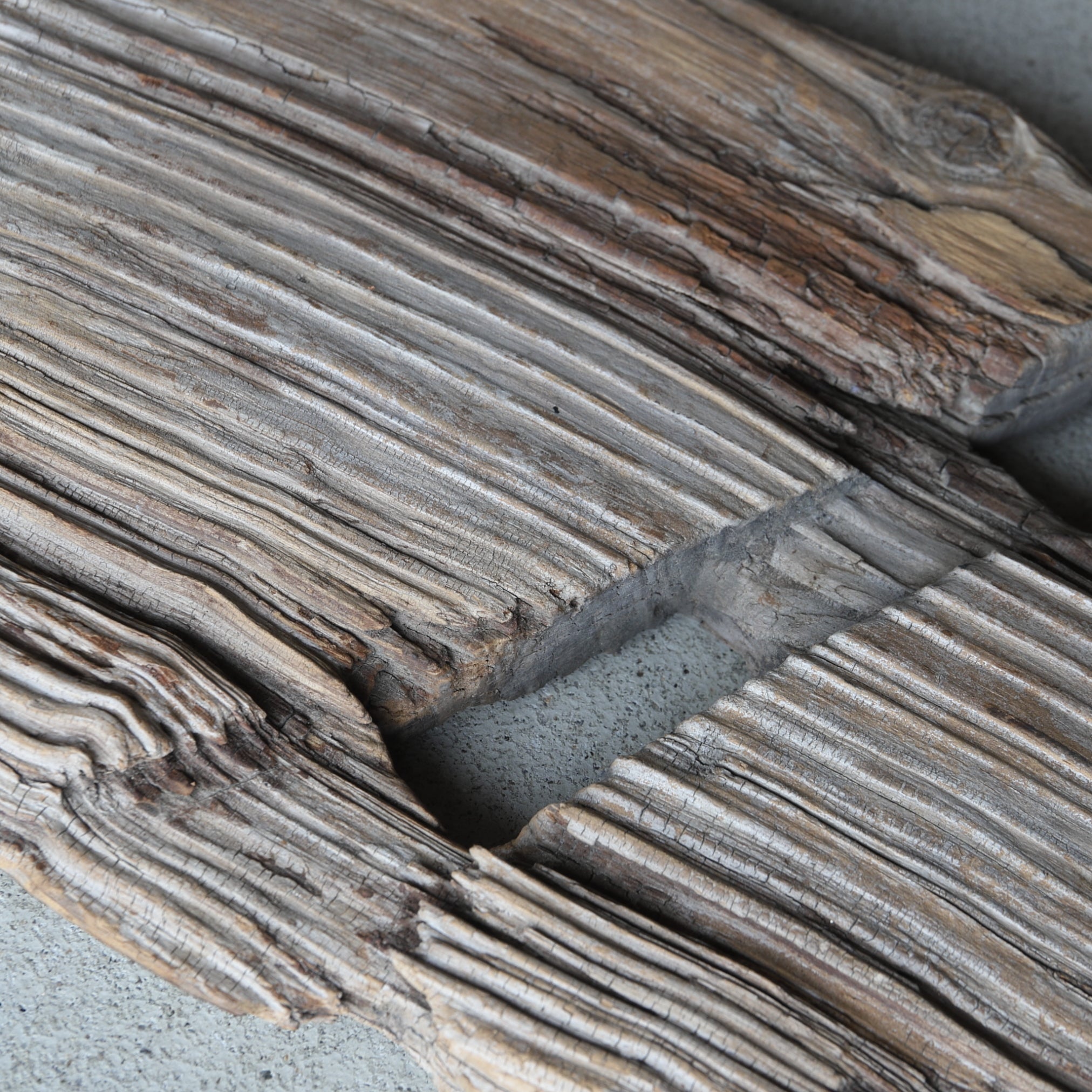 Withered old lumber Floor board a