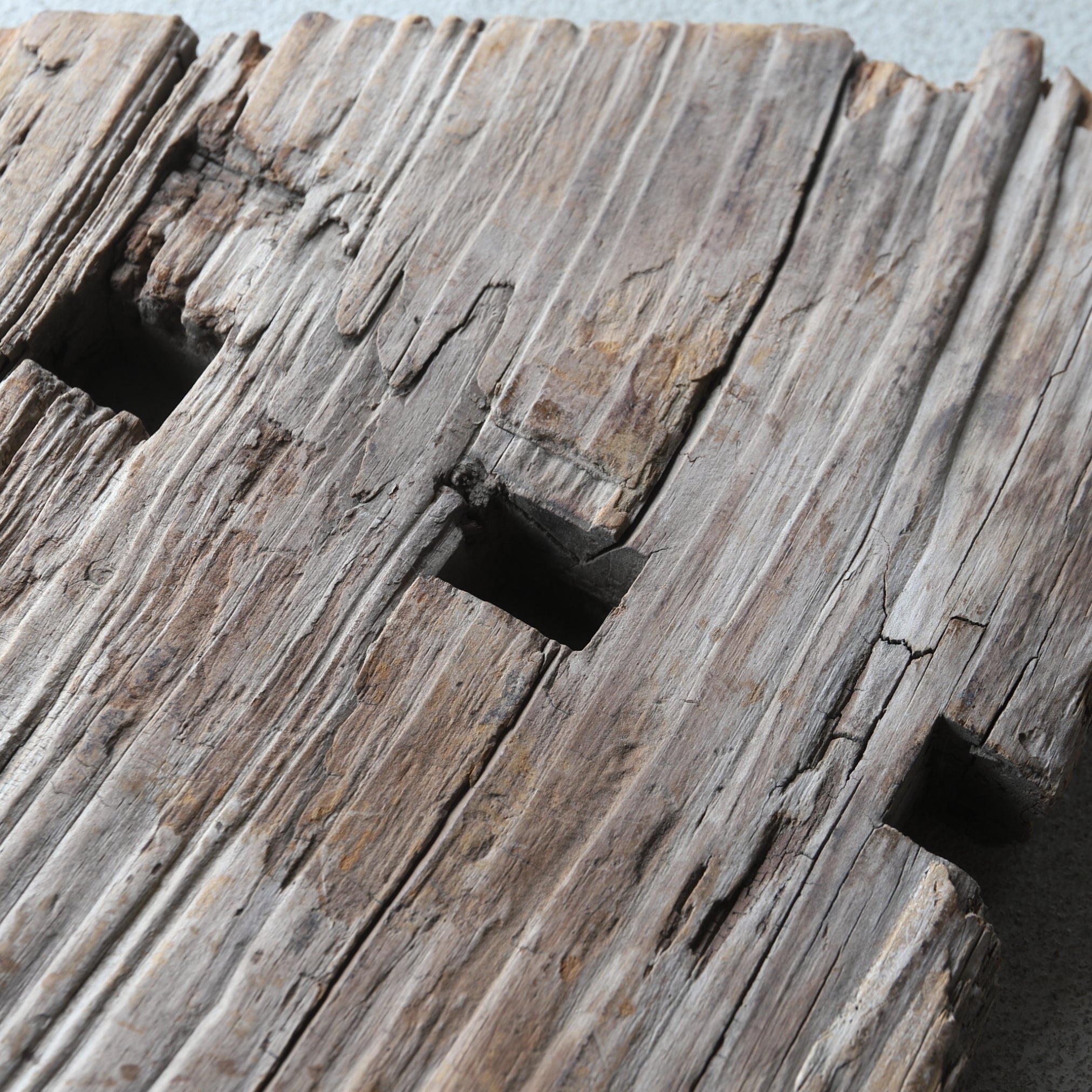 Withered old lumber Floor board a