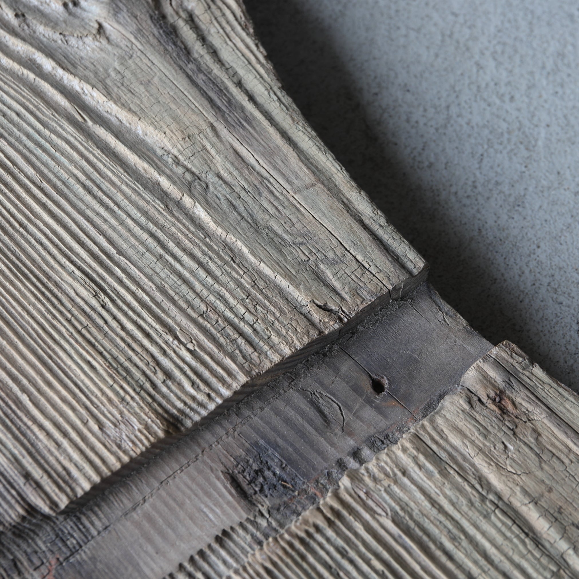 Withered old wood Floor board b