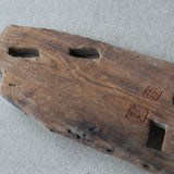 Withered old wood Floor board d
