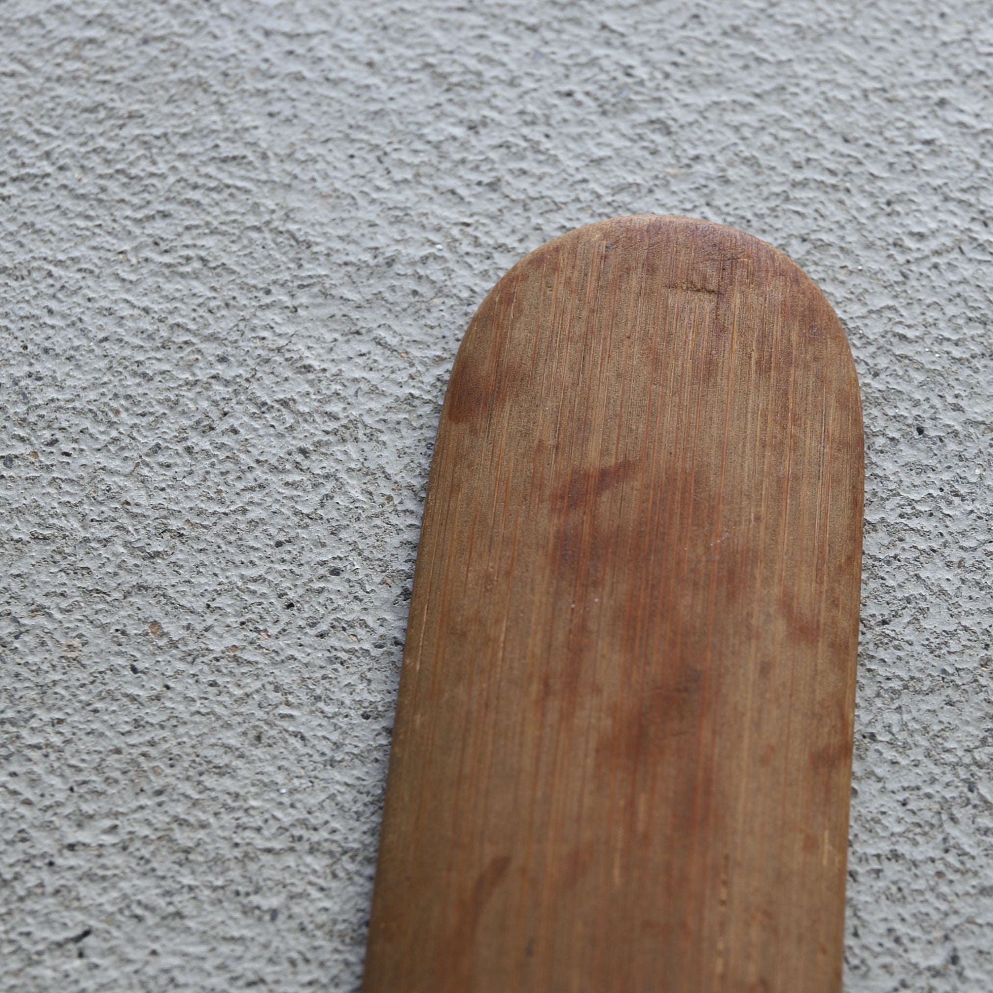 Chinese poetry carved old bamboo Tea-Leaf Scoop