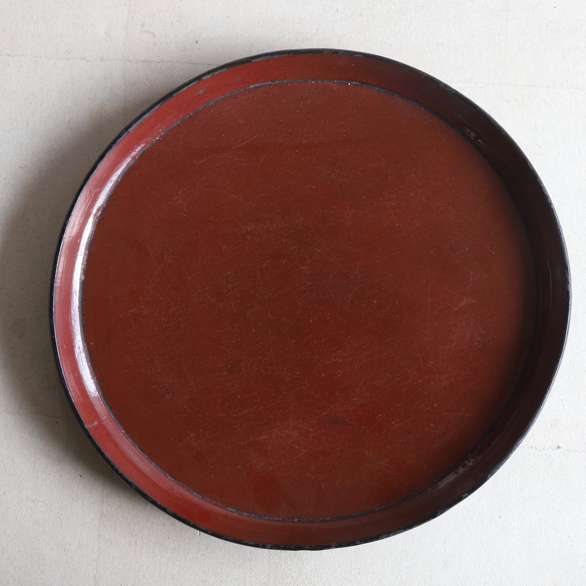 Antique Red Lacquer tray Edo/1603-1867CE