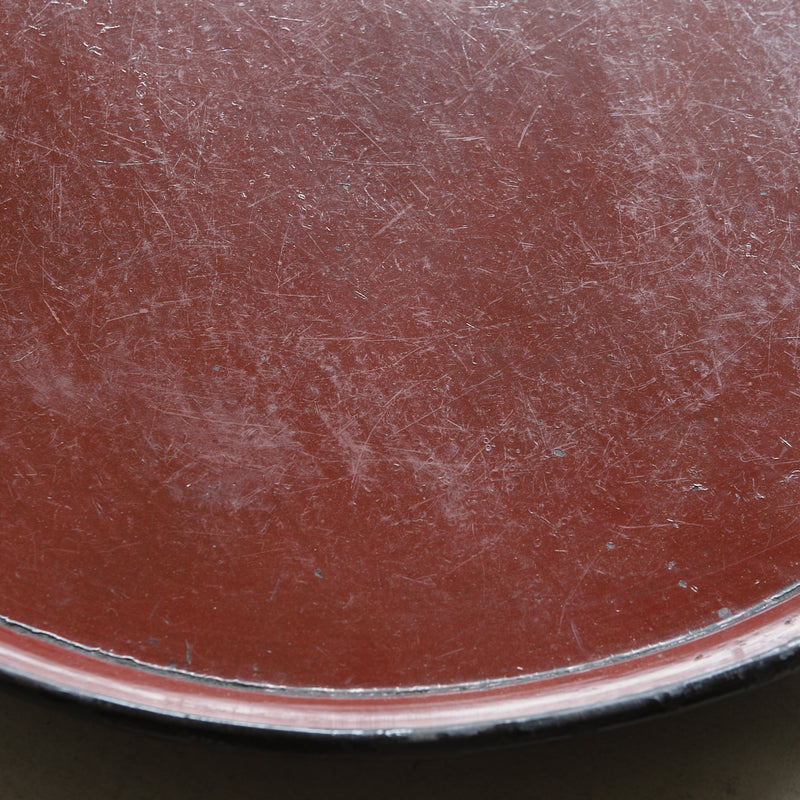 Antique Red Lacquer tray Edo/1603-1867CE