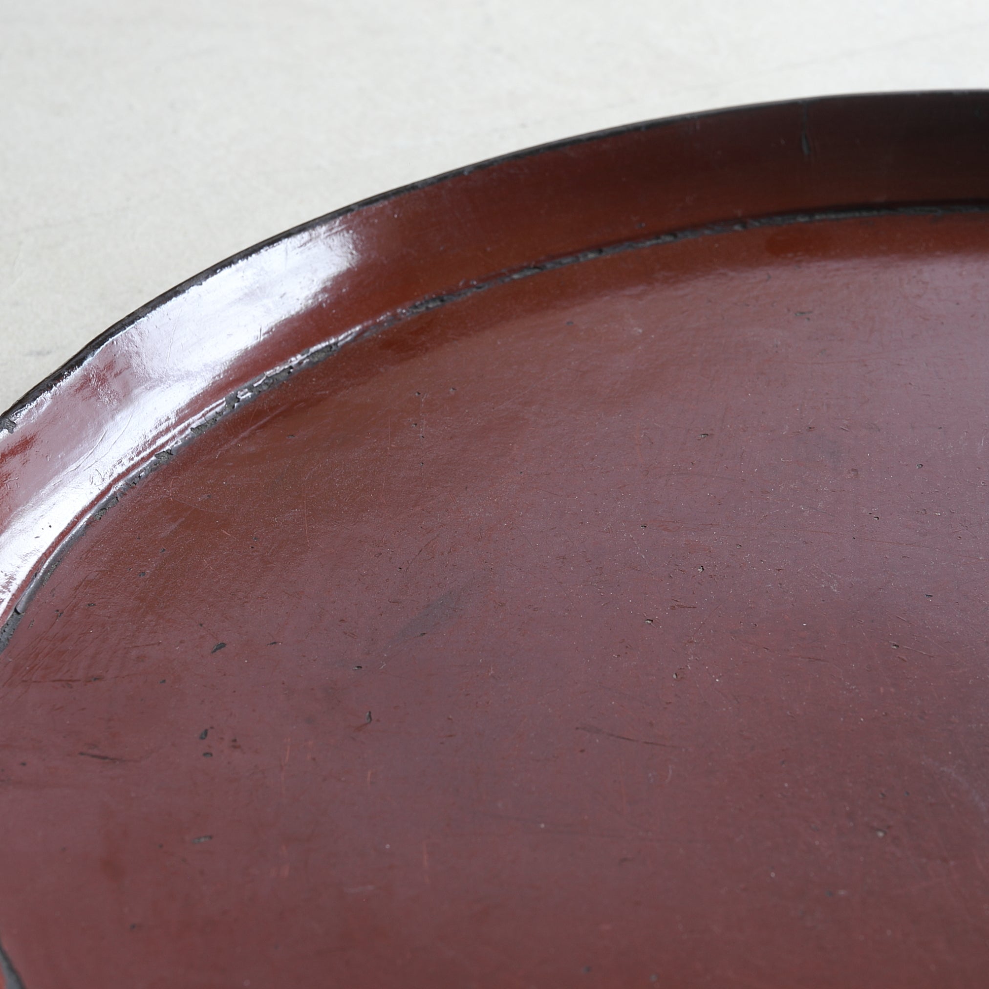 Antique Red Lacquer tray Edo/1603-1867CE