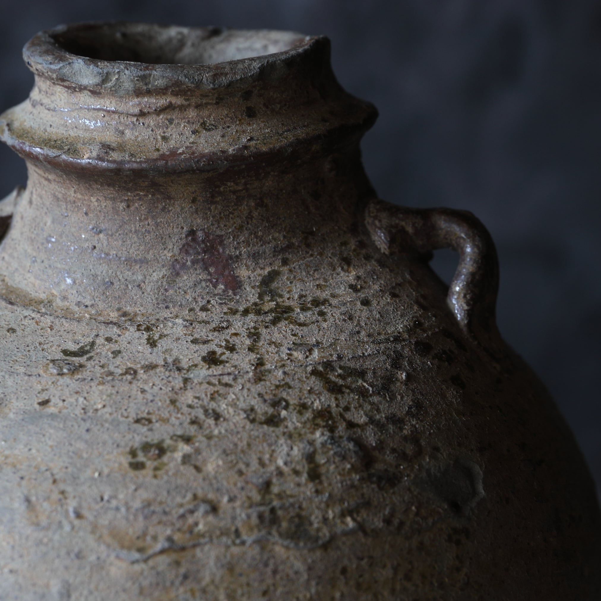 Nanban Long Jar with Two Ears Kamakura/1185-1333CE