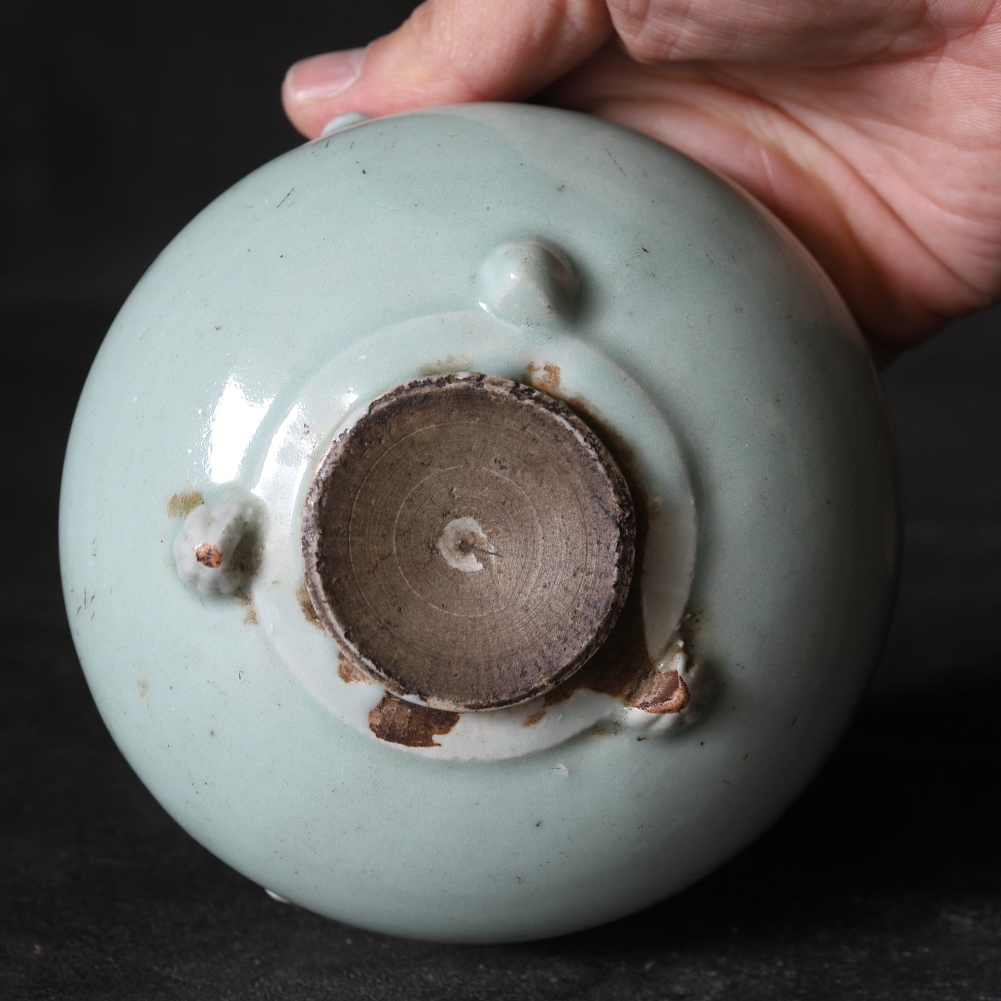 Early Ko-Imari celadon incense burner Edo/1603-1867CE