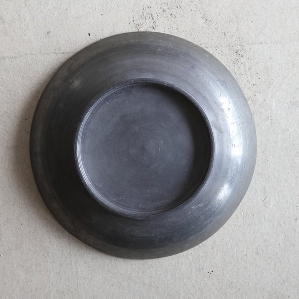 古錫 円式 瓶座 清時代/1616-1911CE